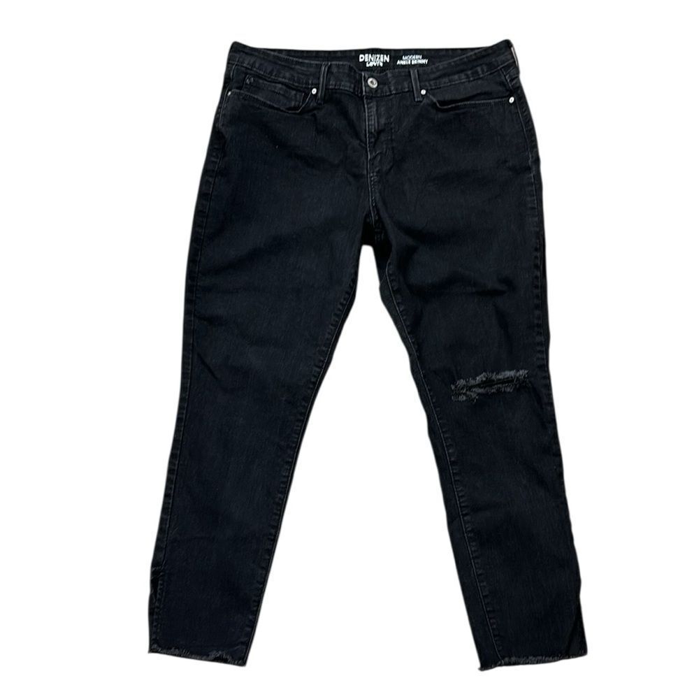 Denizen from Levi's Black Modern Ankle Skinny Jeans